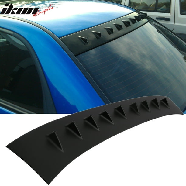 cciyu Black ABS Shark Fin Rear Spoiler Wing Replacement fit for 2002 2003 2004 2005 2006 2007 Subaru Impreza Stylish Trunk Spoiler Wing